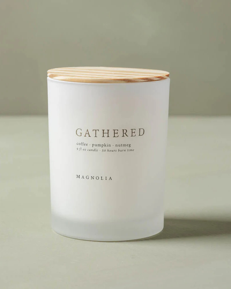 Magnolia Gathered Candle | Magnolia
