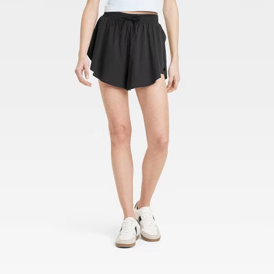 Women's Woven High-Rise Flutter Shorts 3" - All In Motion™ | Target