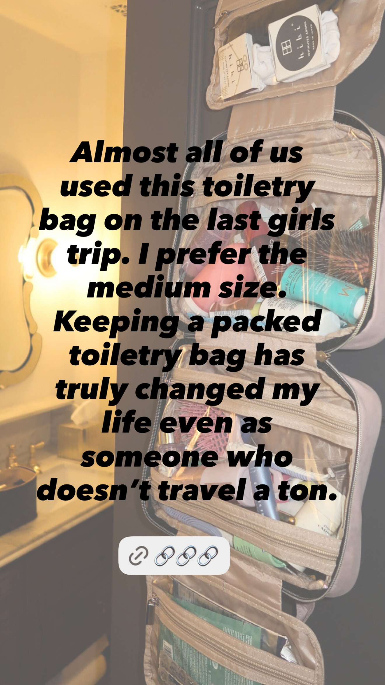 Almost all of us used this toiletry bag on the last girls trip. I prefer the medium size! 

 #LTKBeauty