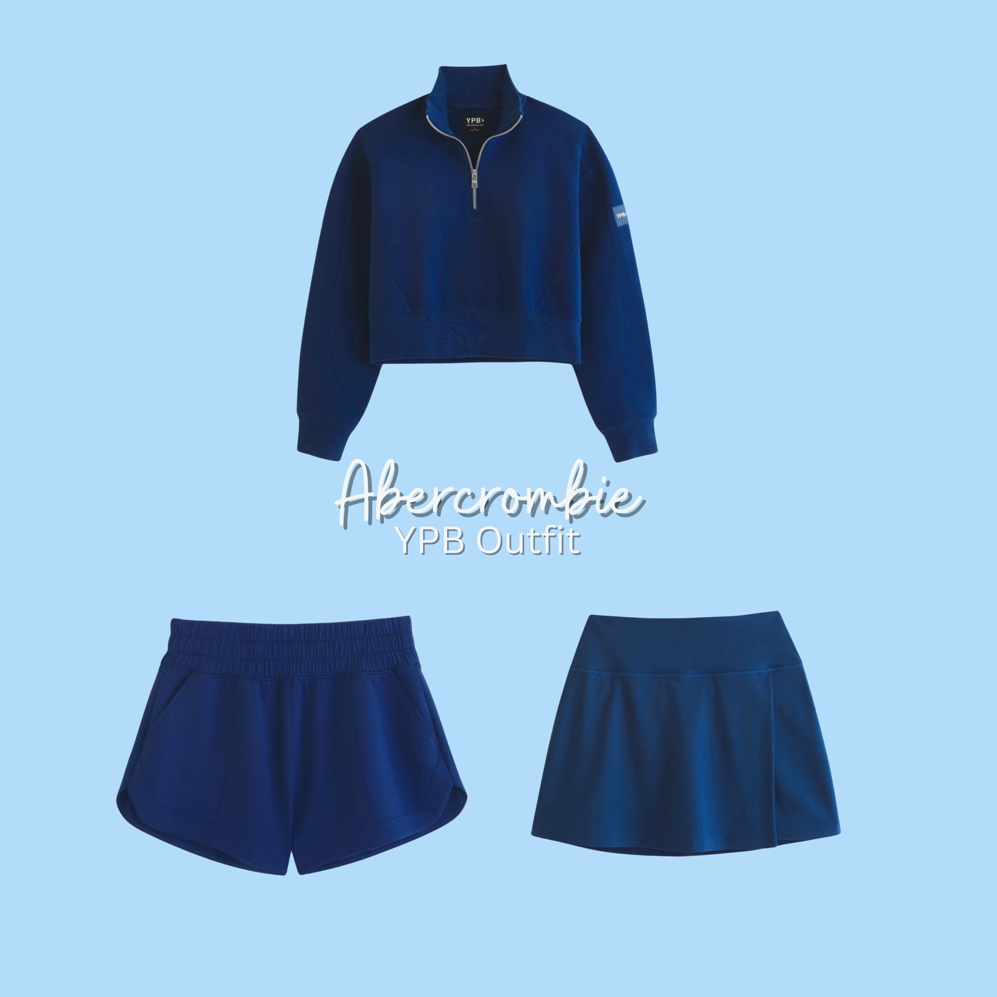 Choose the shorts or skort blue outfit from Abercrombie #ltkstyle 💙

#LTKfitness #LTKActive