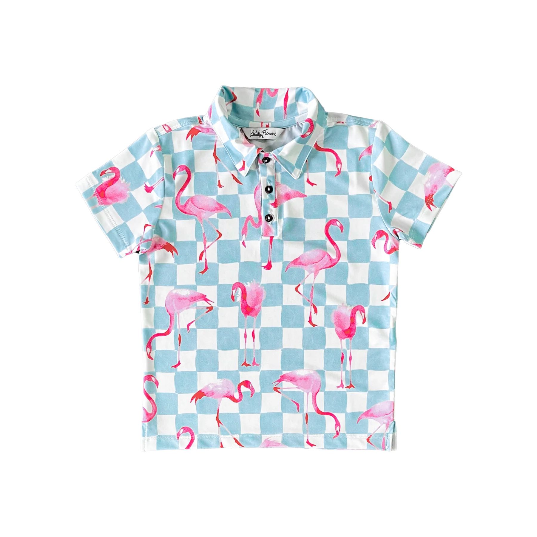 The Flamingo Low - Kids Golf Shirt | Kenny Flowers