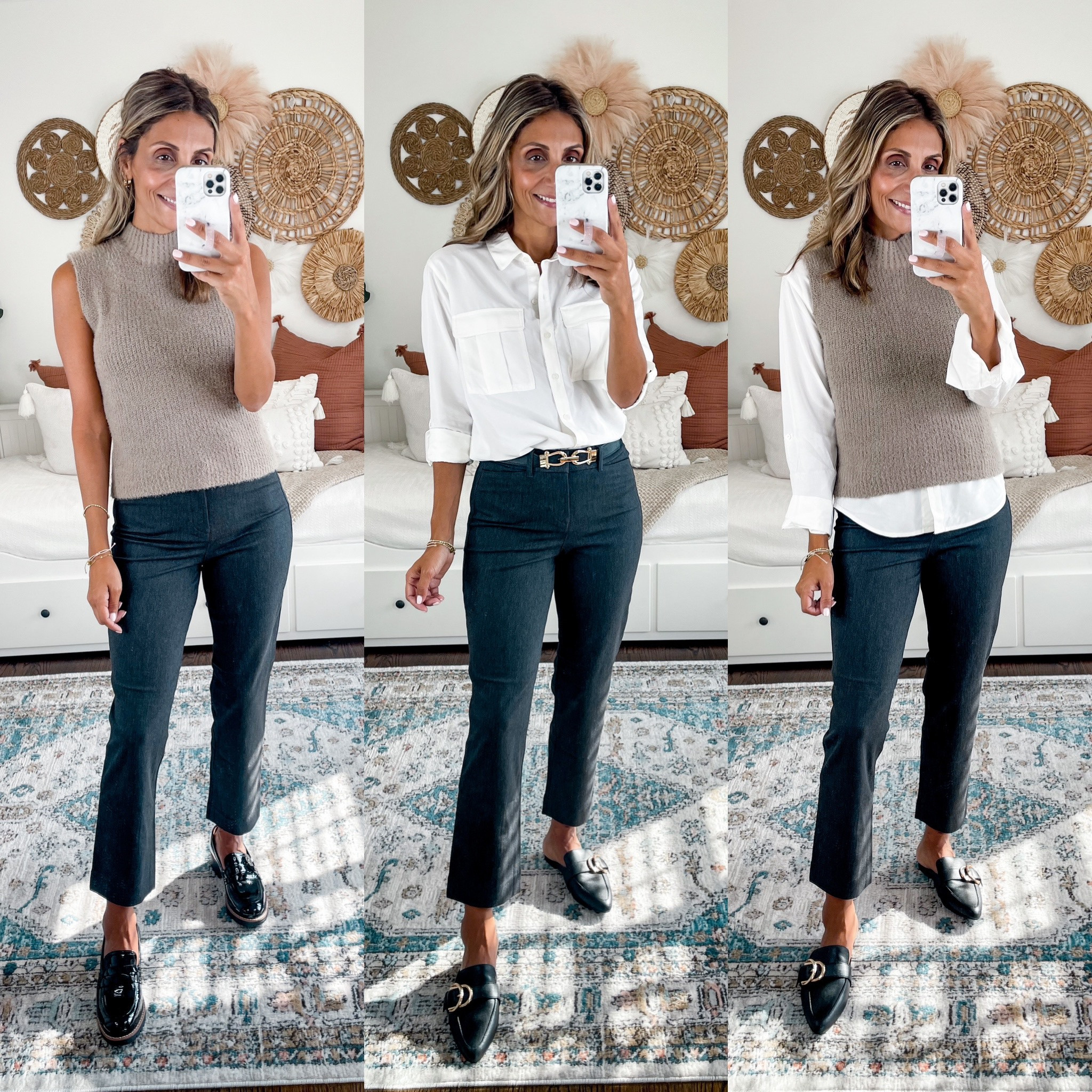 Old Navy pants size 0
Sweater size small 
Noise size xs

#LTKstyletip #LTKworkwear #LTKunder50