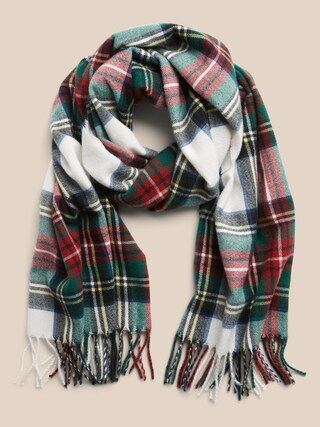 Festive Plaid Scarf | Banana Republic Factory