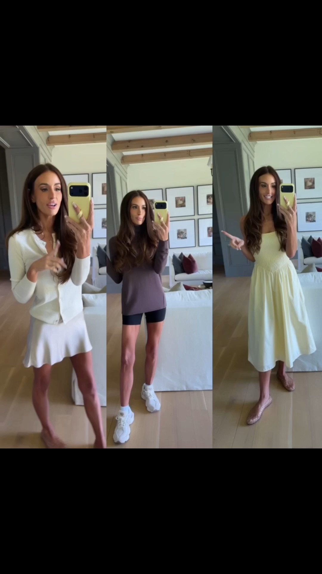 Some of my new favorite pieces from @quince for Spring and Summer! Wearing an XS in everything! #QuincePartner