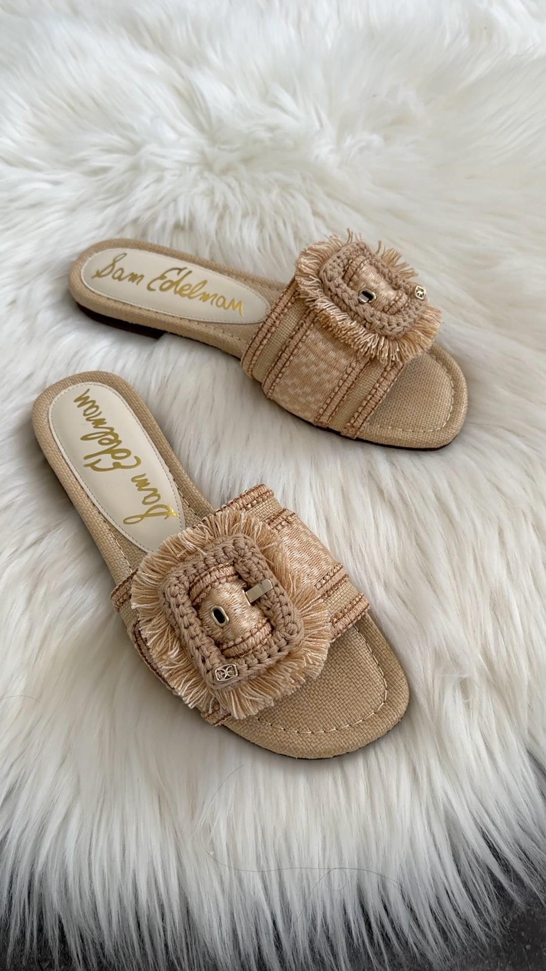 Sam Edelman Bambi Playa Slide Sandal runs true to size now 30% off