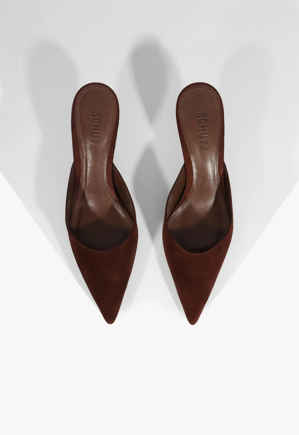 Julie Stiletto Pump in Brown Suede - SCHUTZ | Schutz (US)