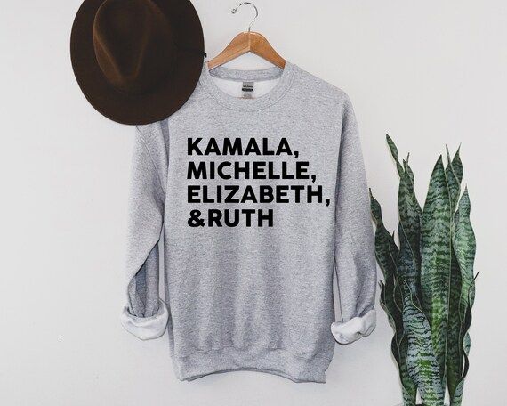 Kamala Michelle Elizabeth Ruth Biden Harris 2020 Sweatshirt Joe Biden Kamala Harris Harris VP 202... | Etsy (US)