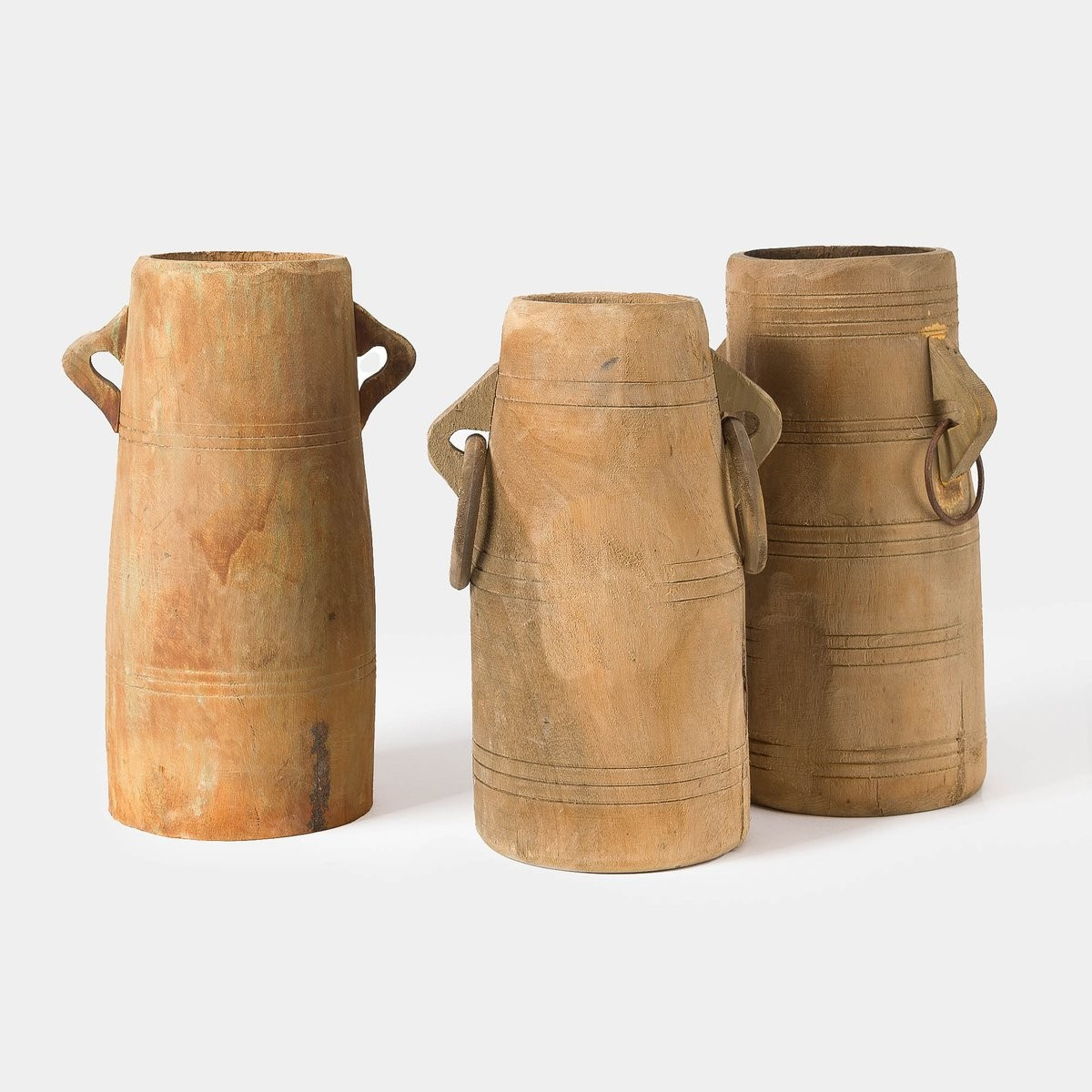 Found Wood Milk Jug | Shoppe Amber Interiors | Amber Interiors