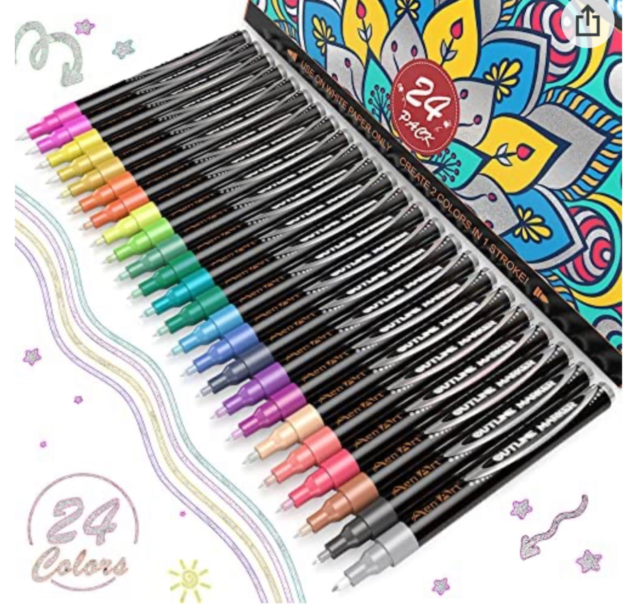 Glittery squiggle pens- every girl’s dream! 

#LTKGiftGuide #LTKsalealert #LTKCyberweek