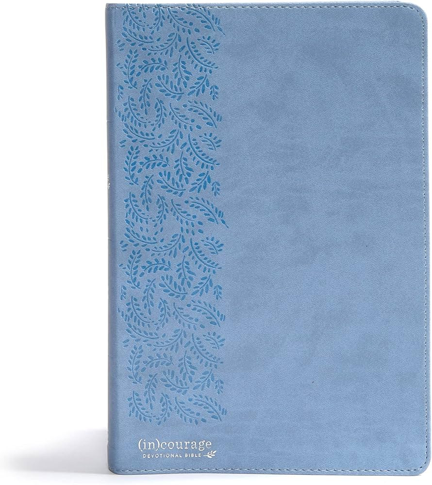 CSB (in)courage Devotional Bible, Blue LeatherTouch, Black Letter, Full-Color Design, Devotionals... | Amazon (US)