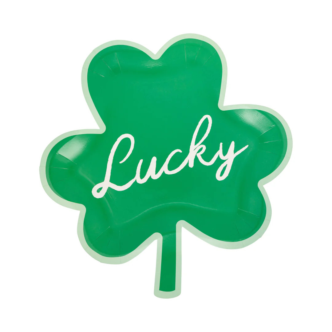 Lucky Shamrock Shaped Plate | My Mind's Eye