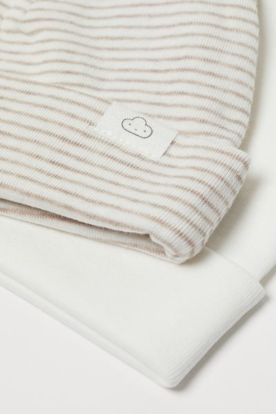 2-pack Cotton Hats | H&M (US + CA)