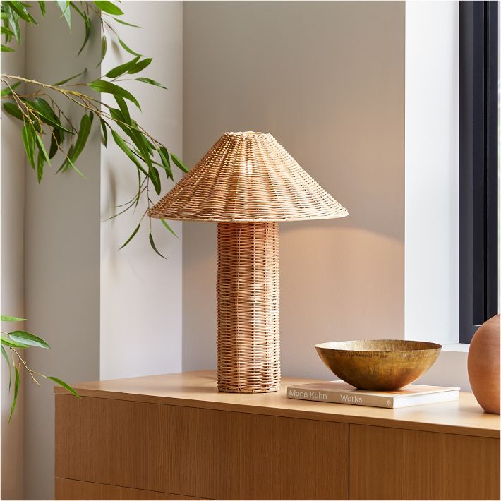 Amelia Woven Table Lamp (25") | West Elm (US)