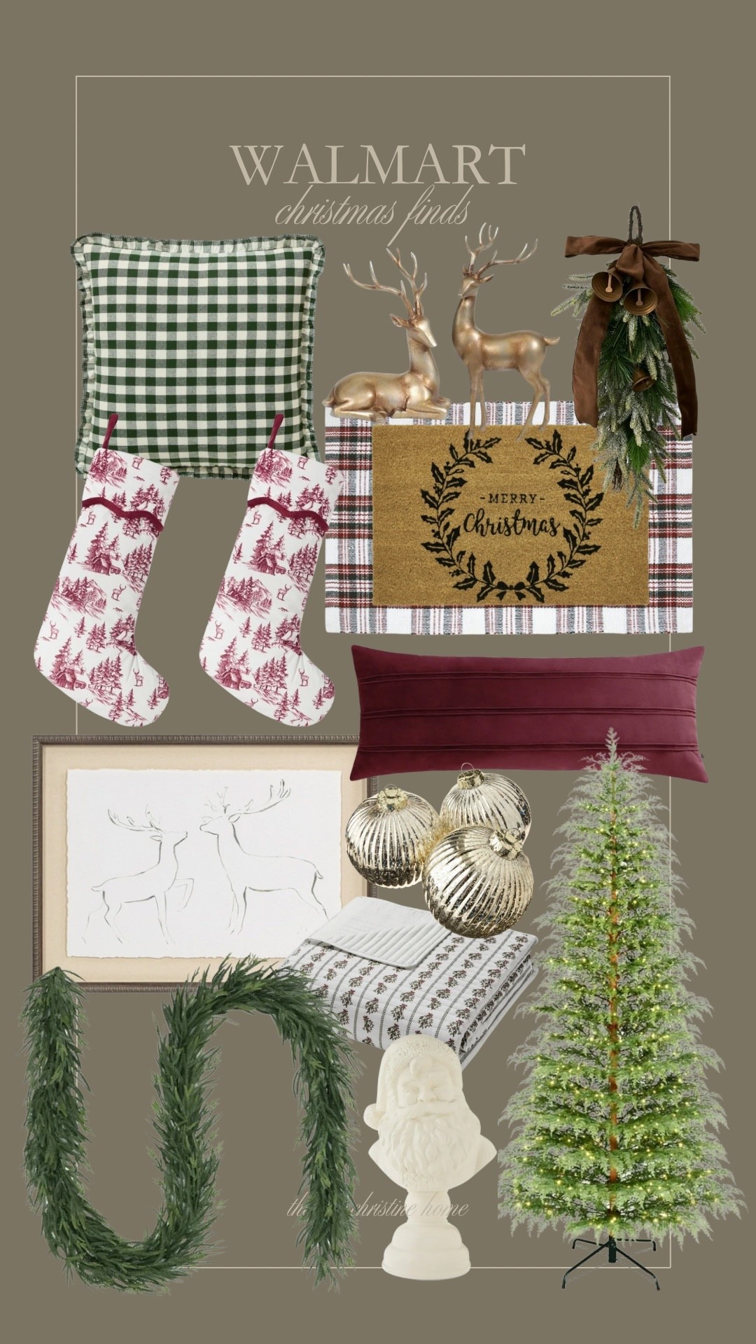 Walmart Christmas decor 🌲

#LTKFindsUnder50 #LTKSeasonal #LTKHome