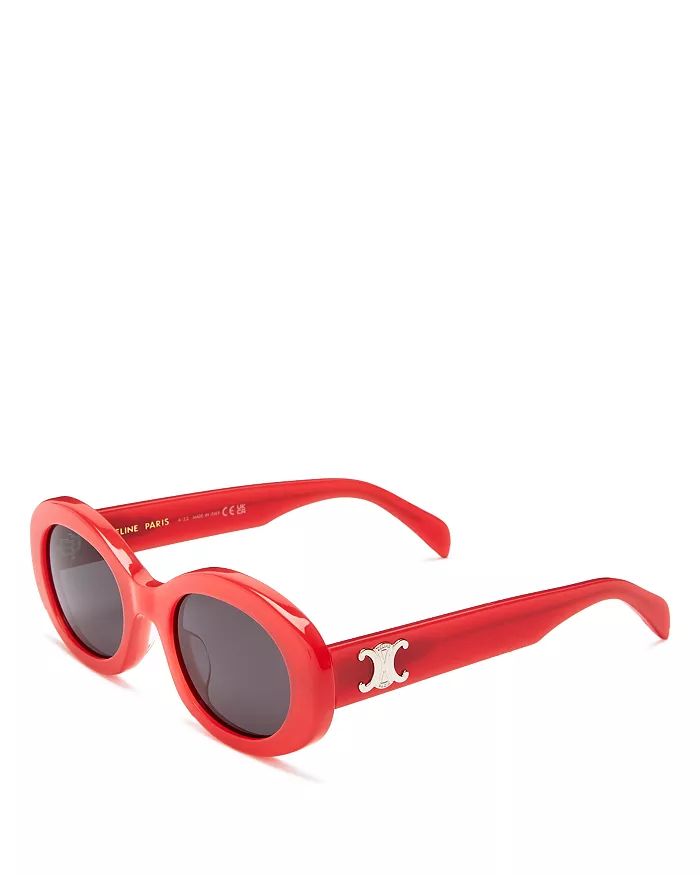 Triomphe Oval Sunglasses, 52mm | Bloomingdale's (US)