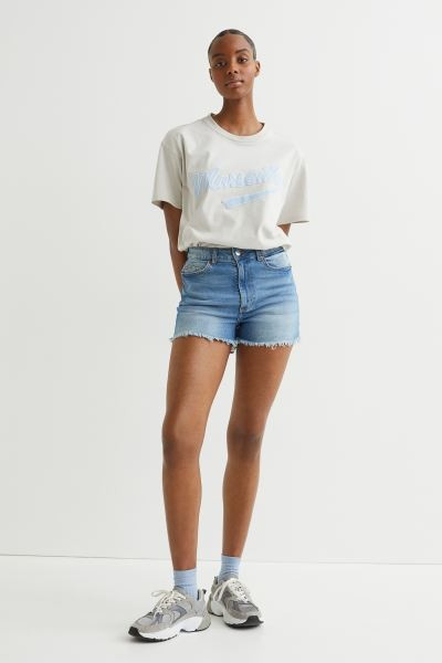 High Waist Denim Shorts | H&M (US + CA)
