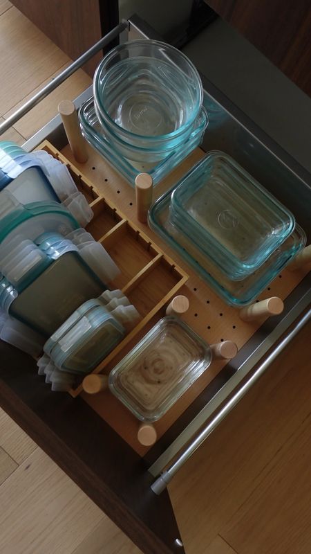 Amazon organization essentials for your kitchen! The Tupperware lid organizer allowed me to combine two drawers into one! #meandmrjones 

#LTKfindsunder50 #LTKfindsunder100 #LTKhome