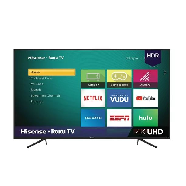 Hisense 75" Class 4K UHD LED Roku Smart TV HDR 75R6E1 | Walmart (US)