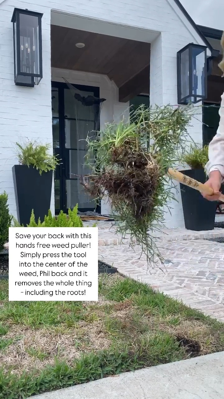 This weed puller is a spring must have! You press the tool down on the weed, pull back and the entire plant comes up! 

Spring cleaning / garden / plants / Amazon gadgets / Amazon big spring sale / Amazon sale / spring porch / 

#LTKSaleAlert #LTKHome #LTKWatchNow