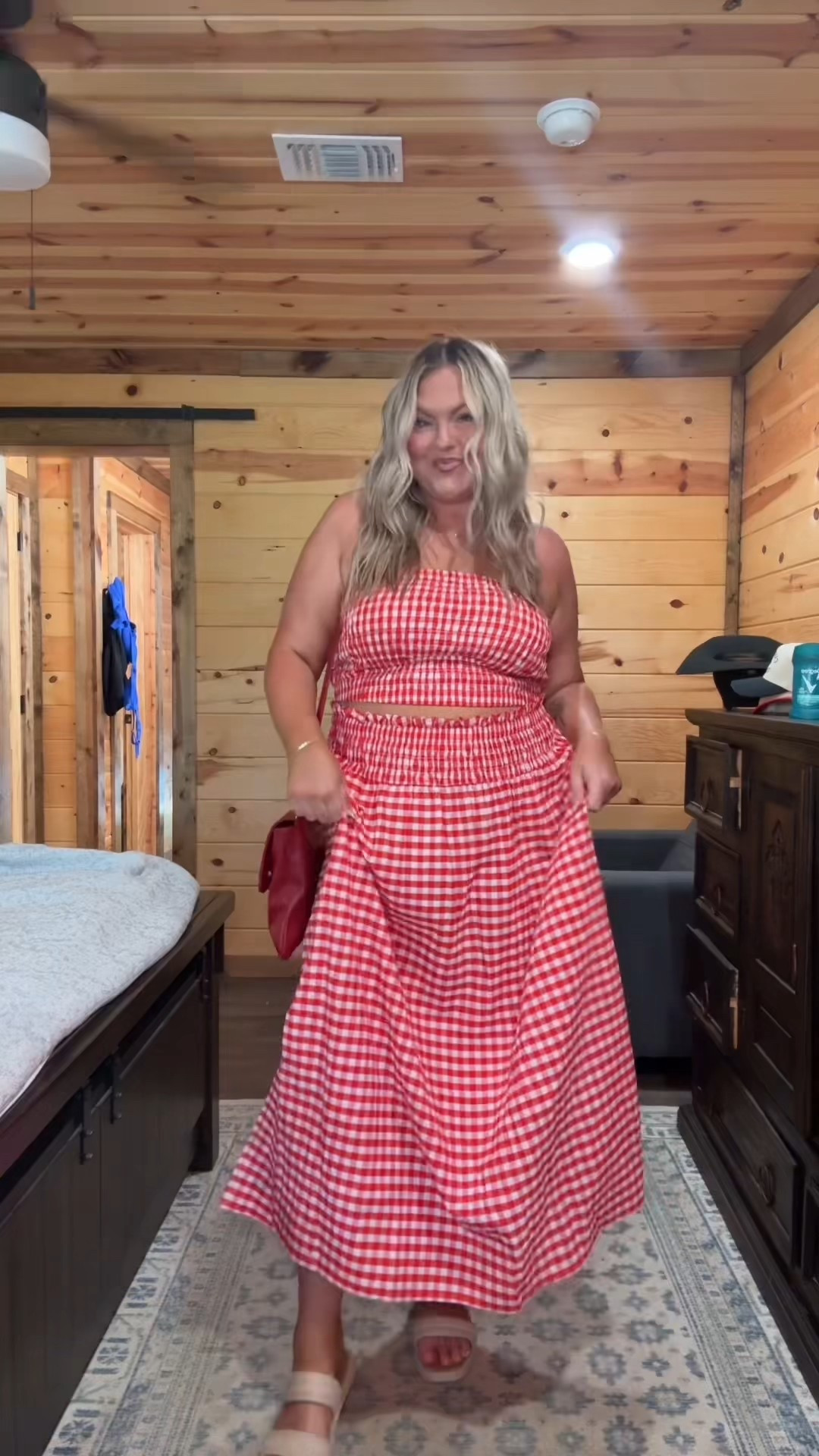 Red gingham: 1x
White skirt: xxl
Red tube top: 1x
Denim dress: xxl
Denim shirt: xxl
Black shorts: xxl
Camo shorts: 3x
White tank: xxl
White dress: xl tall
Swim: size 17

#LTKFindsUnder100 #LTKPlusSize #LTKSeasonal
