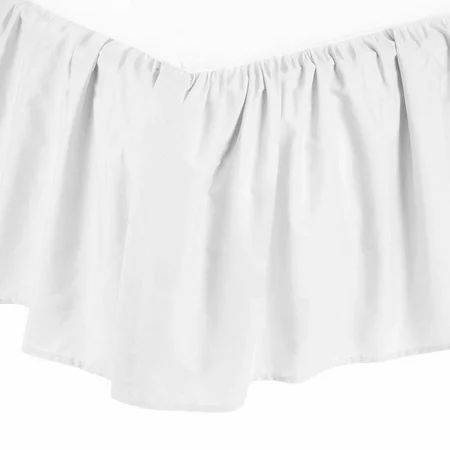 American Baby Company Ultra Soft Microfiber Ruffled Crib Skirt White for Boys and Girls | Walmart (US)