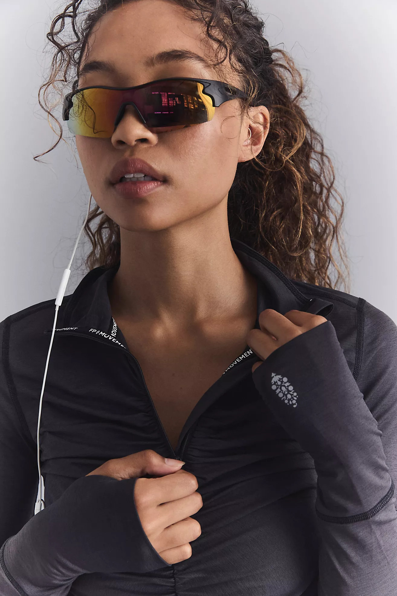 Tempo Ruched UV Protection Half Zip | Free People (Global - UK&FR Excluded)