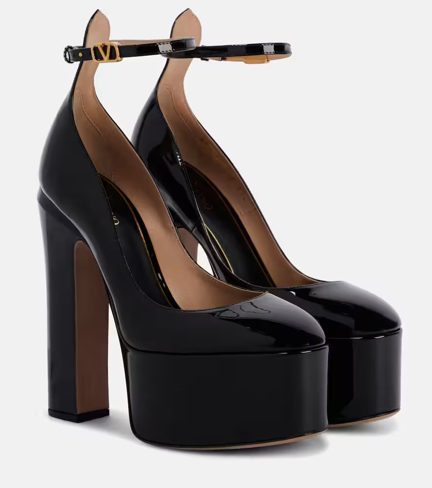 Valentino Garavani Tan-Go 155 leather platform pumps | Mytheresa (US/CA)
