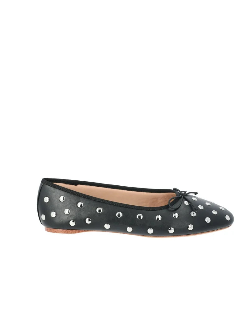 Time and Tru Women's Studded Ballet Flat | Walmart (US)