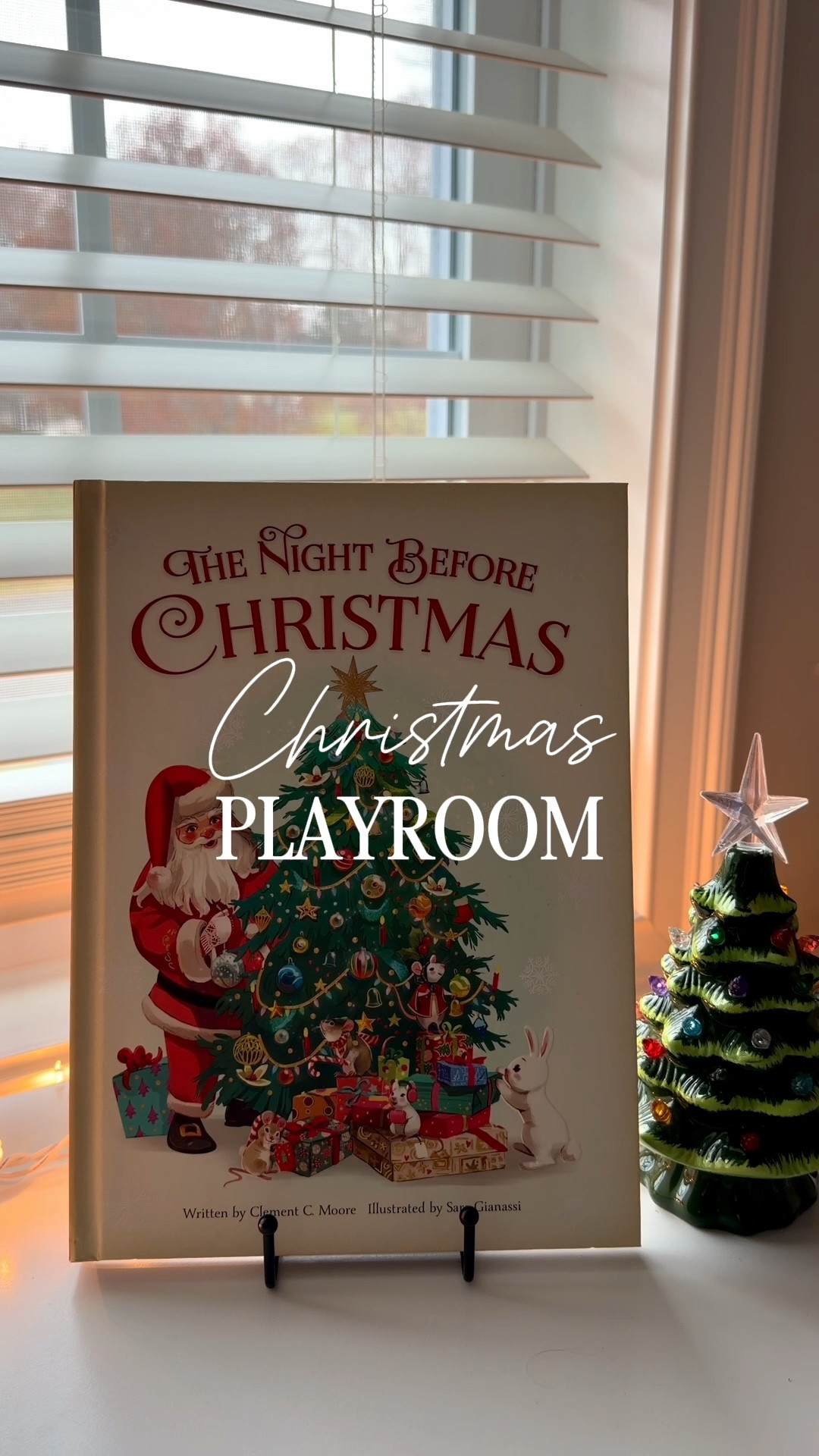 The start of the Christmas decor in our kids playroom! We added a few of our Christmas books, Christmas theme puzzles, the Little People Christmas set and garland for the play fort 😍

#LTKGiftGuide #LTKHoliday #LTKKids