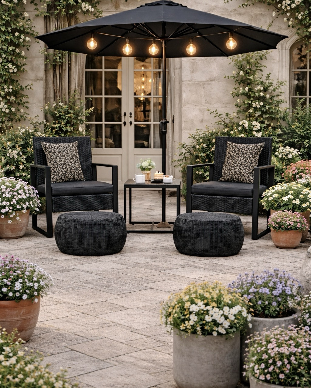 Amazon Patio Finds That Instantly Elevate Your Outdoor Space

Follow @farmtotablecreations on Instagram for more

Creating a cozy, elevated patio doesn’t have to be complicated… it’s all about choosing a few statement pieces that feel both functional and pulled together. This setup layers in timeless black finishes with warm lighting and soft greenery to create a space that feels inviting day or night. The woven chairs paired with matching ottomans add texture and comfort, while the umbrella and string lights bring in that perfect relaxed outdoor vibe. Finished with planters and florals, this look is simple, clean, and easy to recreate for your own patio refresh.

#patiofurniture #outdoorchairs #outdoorlighting #planters #outdoordecor #patioideas #outdoorliving #backyardstyle #patioinspo #amazonhome

#LTKSeasonal #LTKHome #LTKSaleAlert