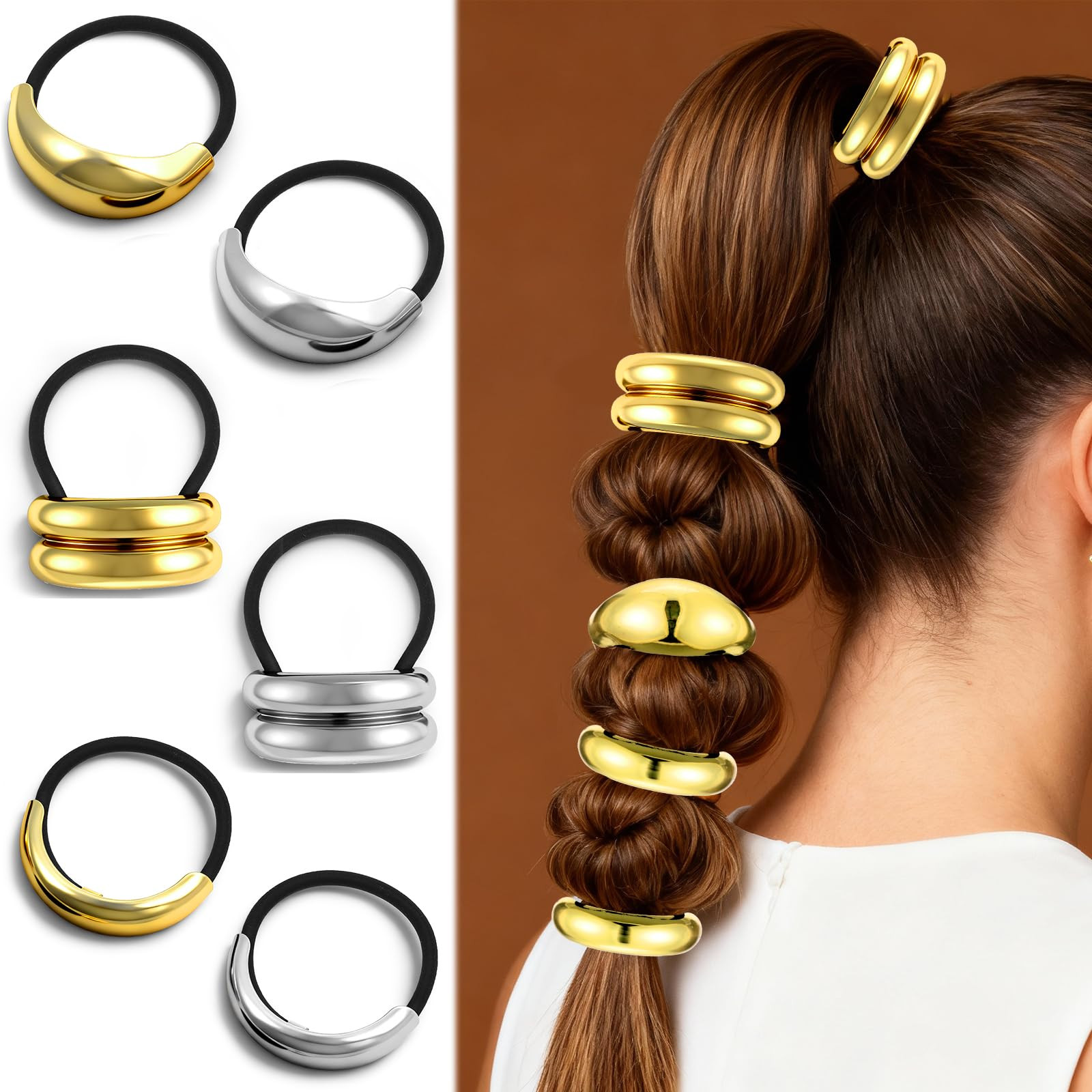 Gold Hair Ties | Amazon (US)