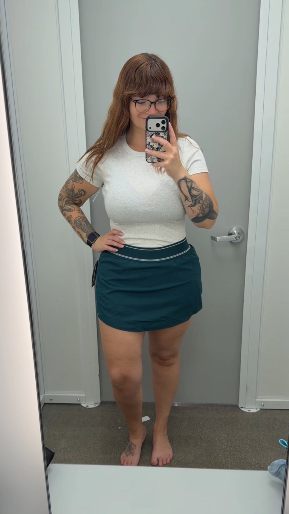 Loveeee this skirt. It has built shorts, comes in 4 colorways and is really comfortable. Great for everyday. Paired is with a basic tee. #walmart #walmartfinds #midsize 

#LTKootd #LTKMidsize #LTKgrwm