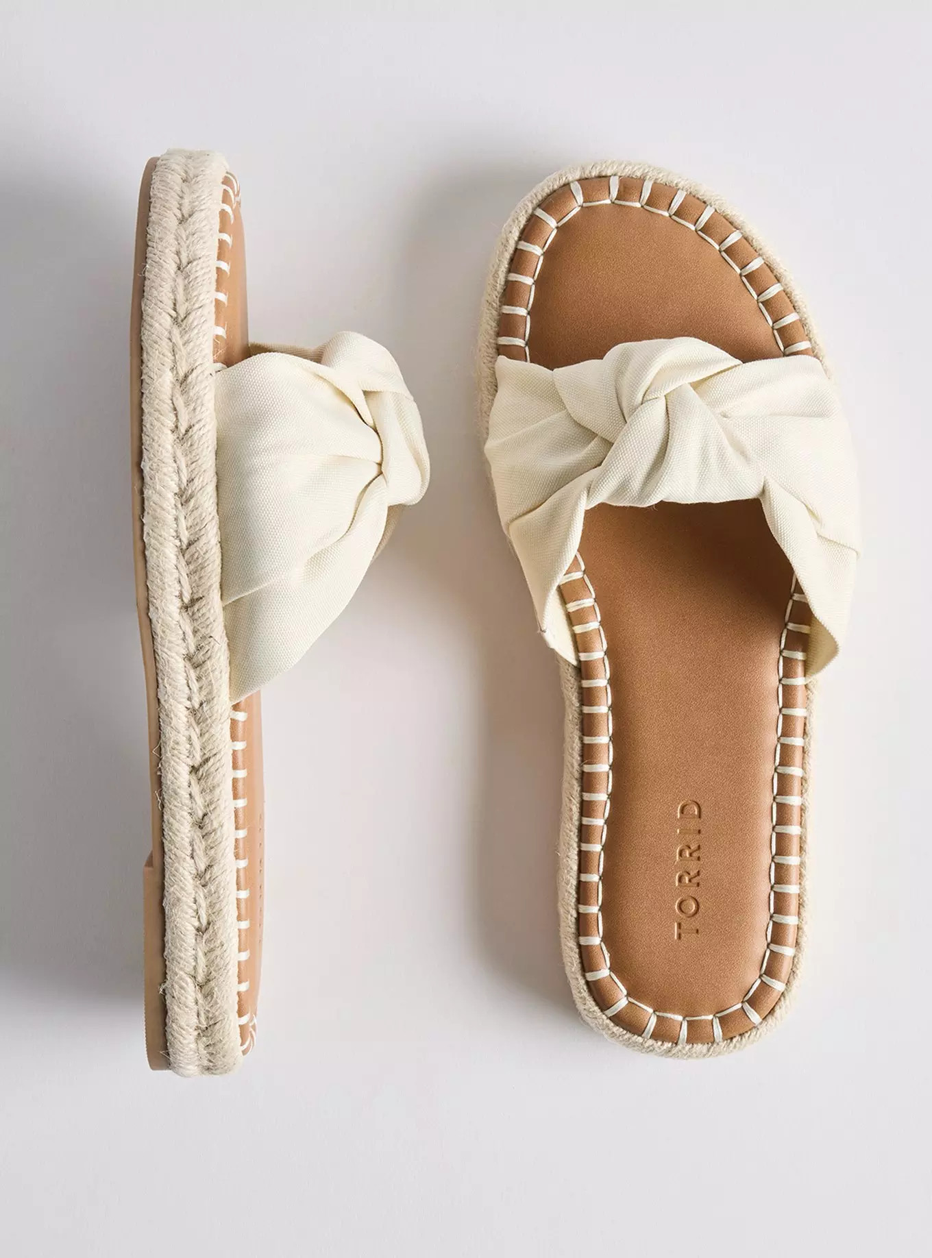 Knotted Espadrille Slide (WW) | Torrid (US & Canada)