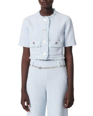 Maje Cropped Tweed Jacket  | Bloomingdale's Women | Bloomingdale's (US)