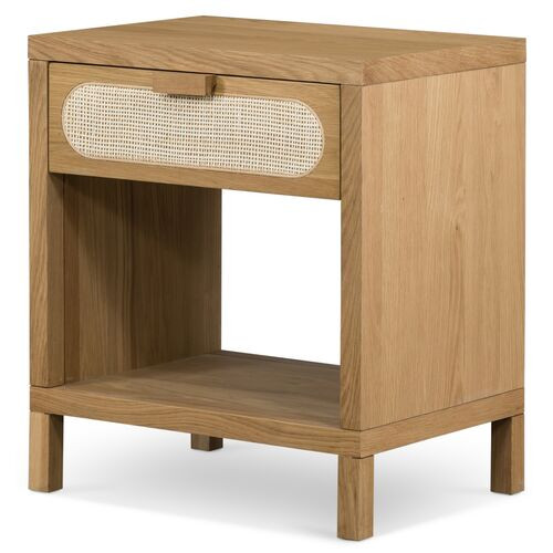 Willa Cane Nightstand - Honey Oak | One Kings Lane