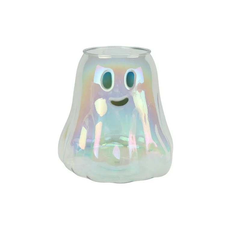 Way to Celebrate 4.5 Quart Acrylic Iridescent Ghost Bucket, White | Walmart (US)