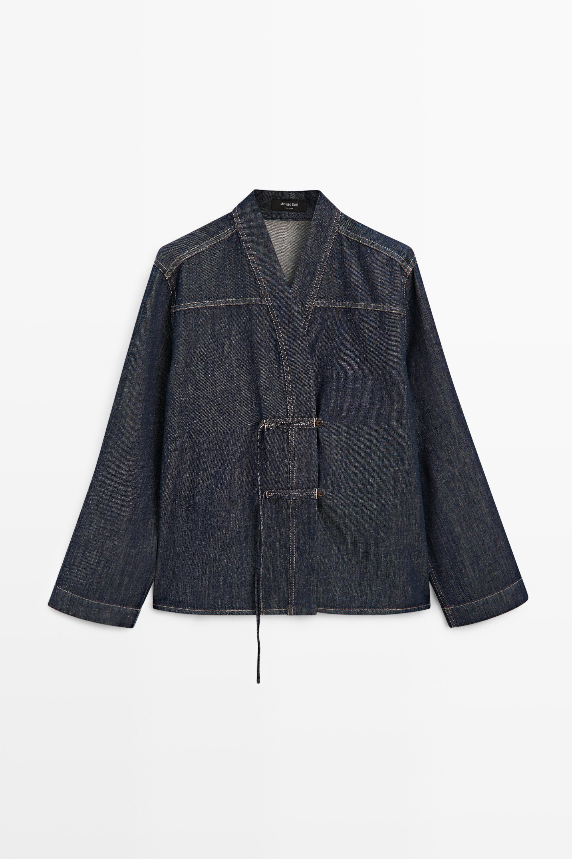Total look denim overshirt | Massimo Dutti UK