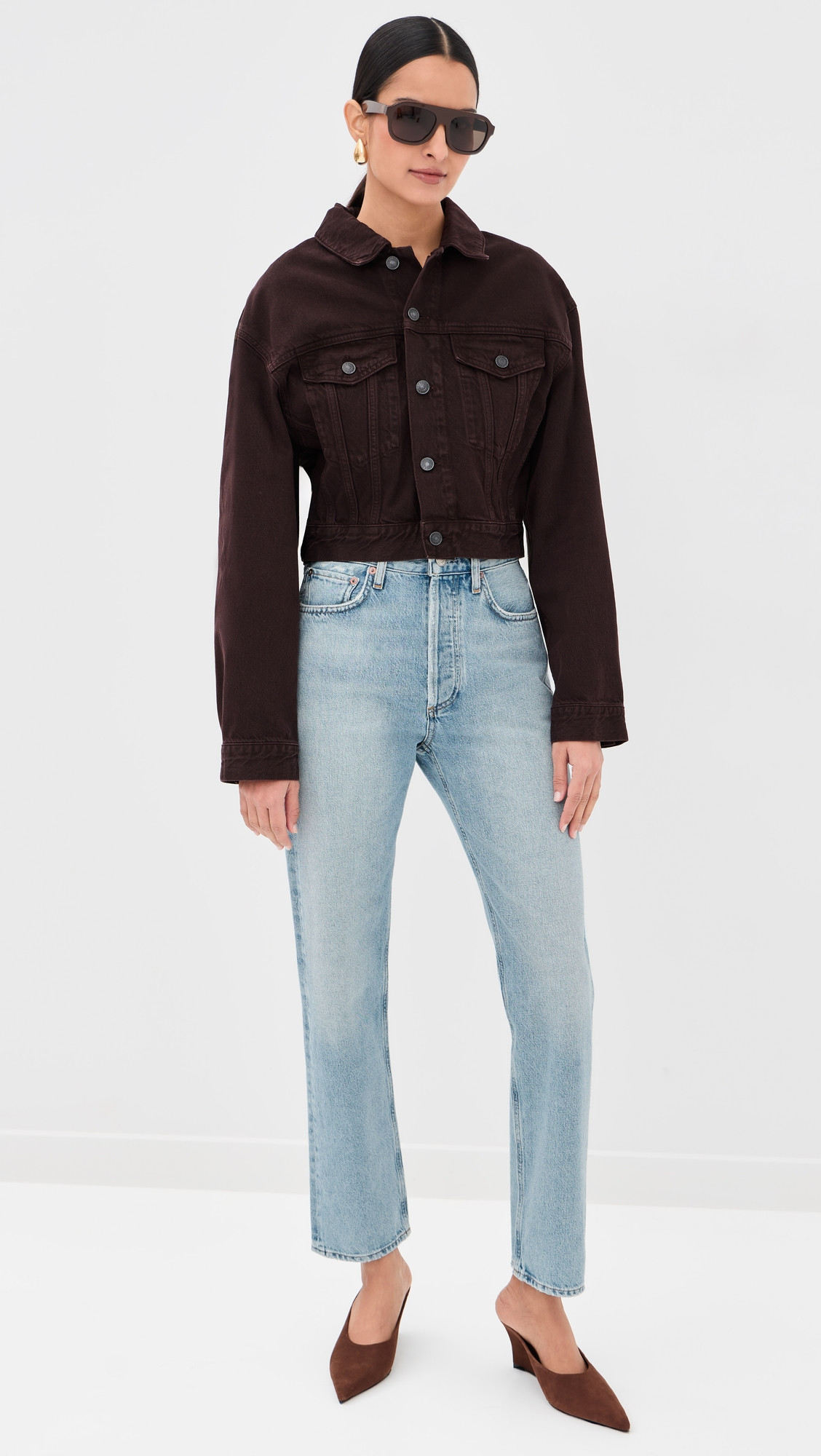 AGOLDE 90s Pinch Waist High Rise Straight Jeans Addition 25 | Shopbop