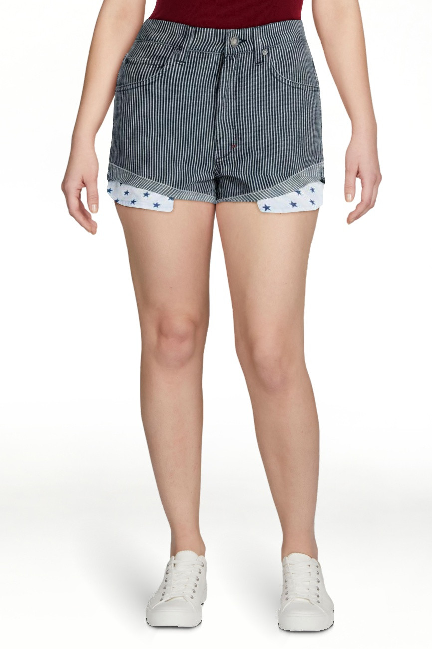 Kacey Lee Women's High Rise Shorts, Sizes 0-18 | Walmart (US)