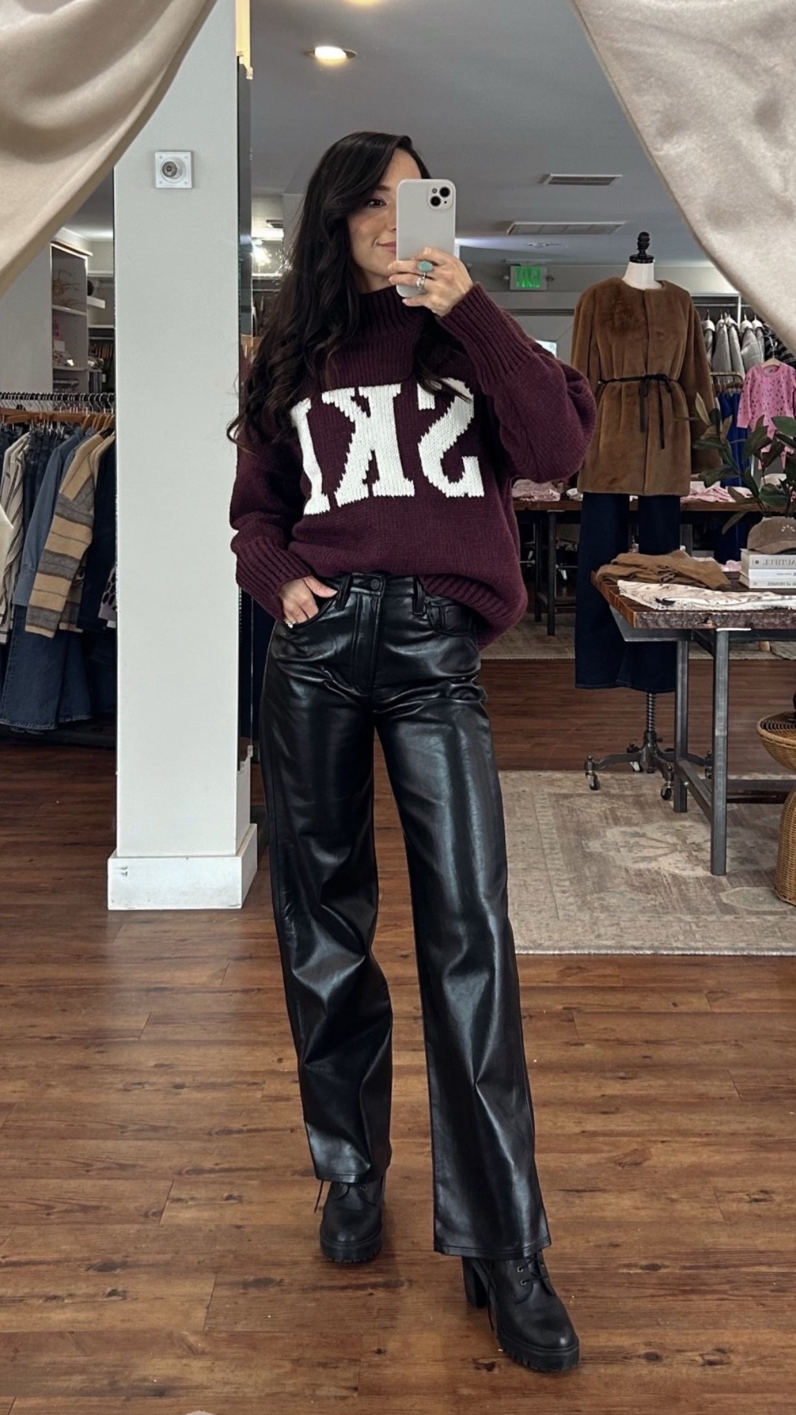 Obsessed with oxblood/ black combo for winter and these Agolde pants are 🤌🏼

#LTKHoliday #LTKSeasonal #LTKTravel