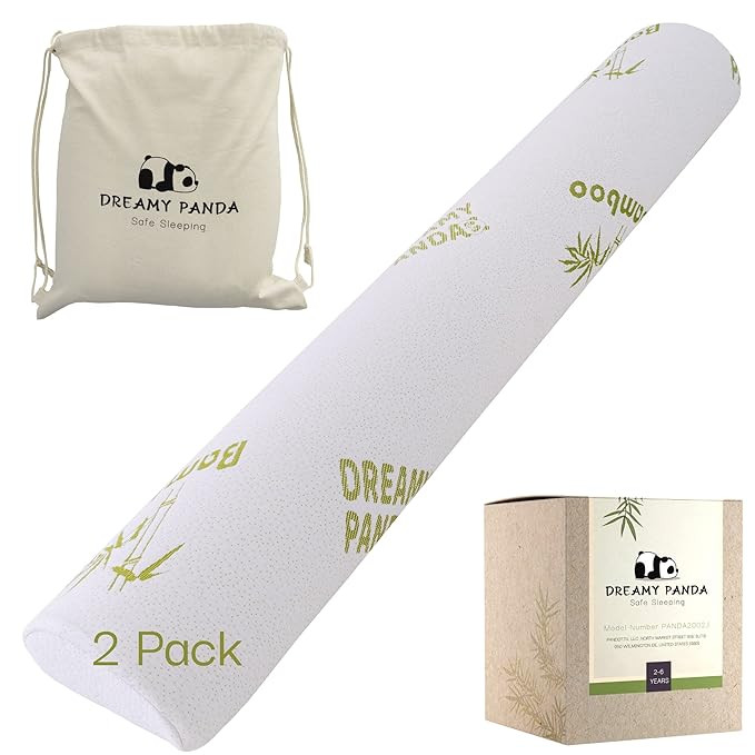 DreamyPanda Bed Bumpers for Toddlers — Padded Crib Rail Guard for Kids & Babies — Soft & Brea... | Amazon (US)