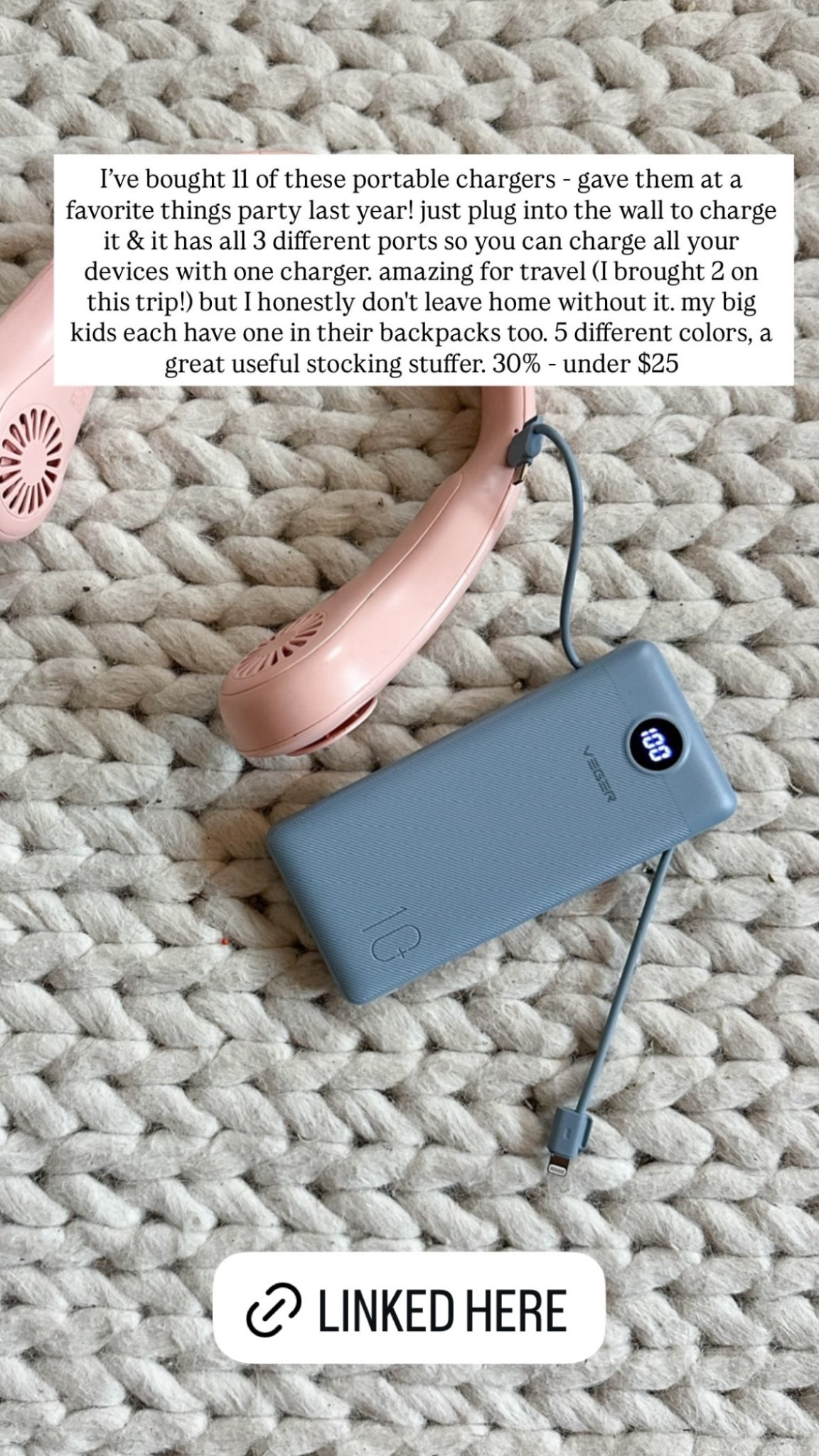 Holiday Gift Guide // travel phone charger

#LTKHoliday #LTKTravel #LTKGiftGuide