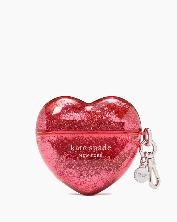 Key To My Heart Liquid Glitter Airpods Pro Gen 2 Case | Kate Spade (US)