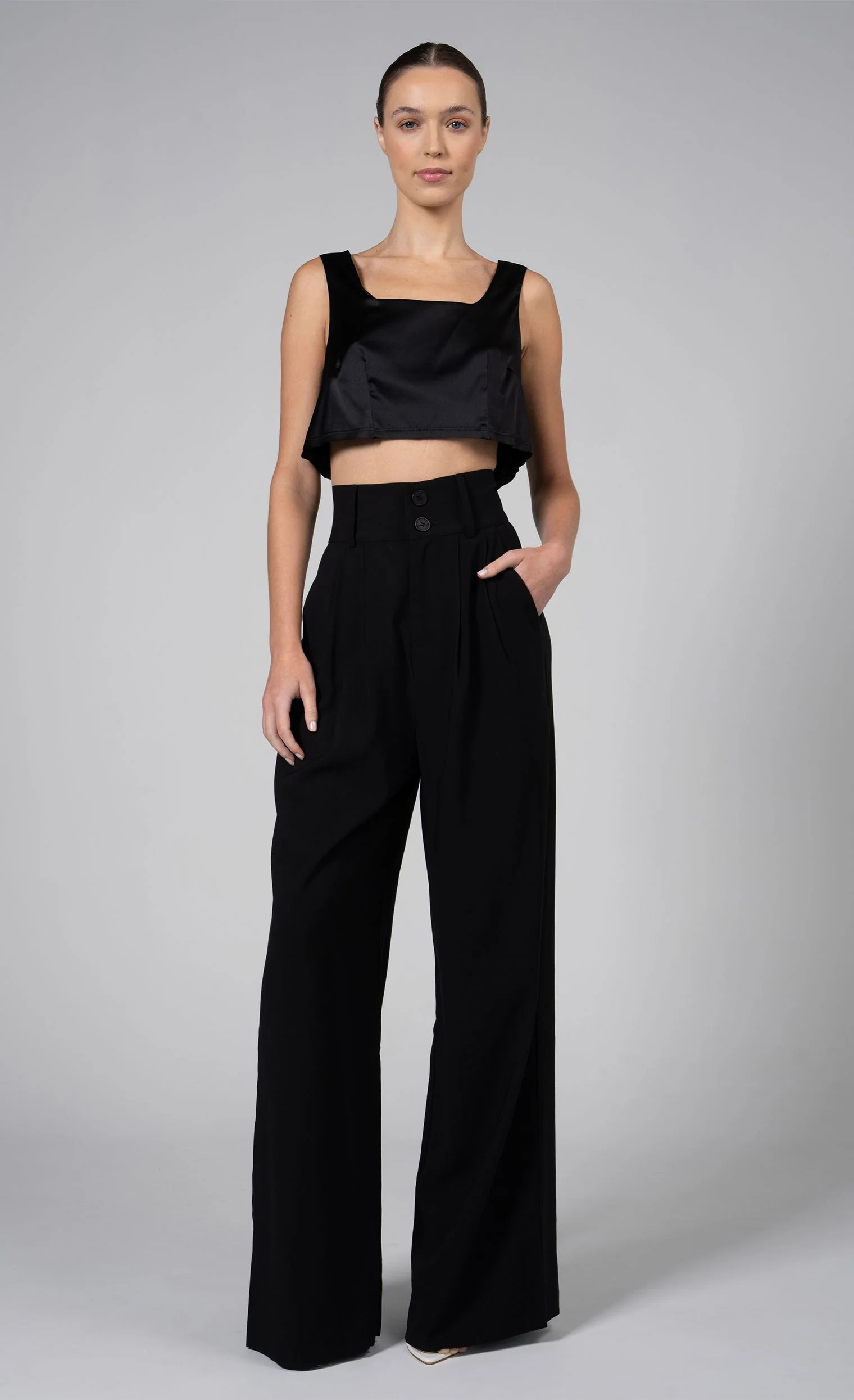 Paige Pant - Black XS / Black / P0003 | Nonchalant Label