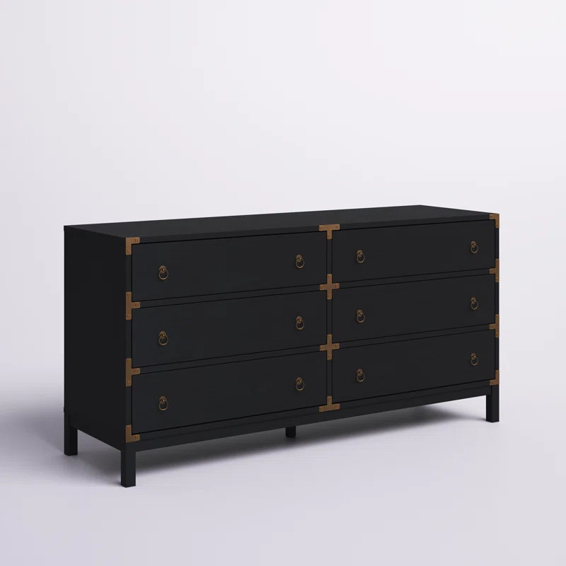 Akyah 6 Drawer 60.67" W Dresser | Wayfair North America