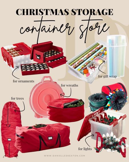 Christmas storage and organization must haves from the Container Store. From ornament storage to Christmas tree bags, they have it all! 

#LTKSeasonal #LTKHoliday #LTKhome