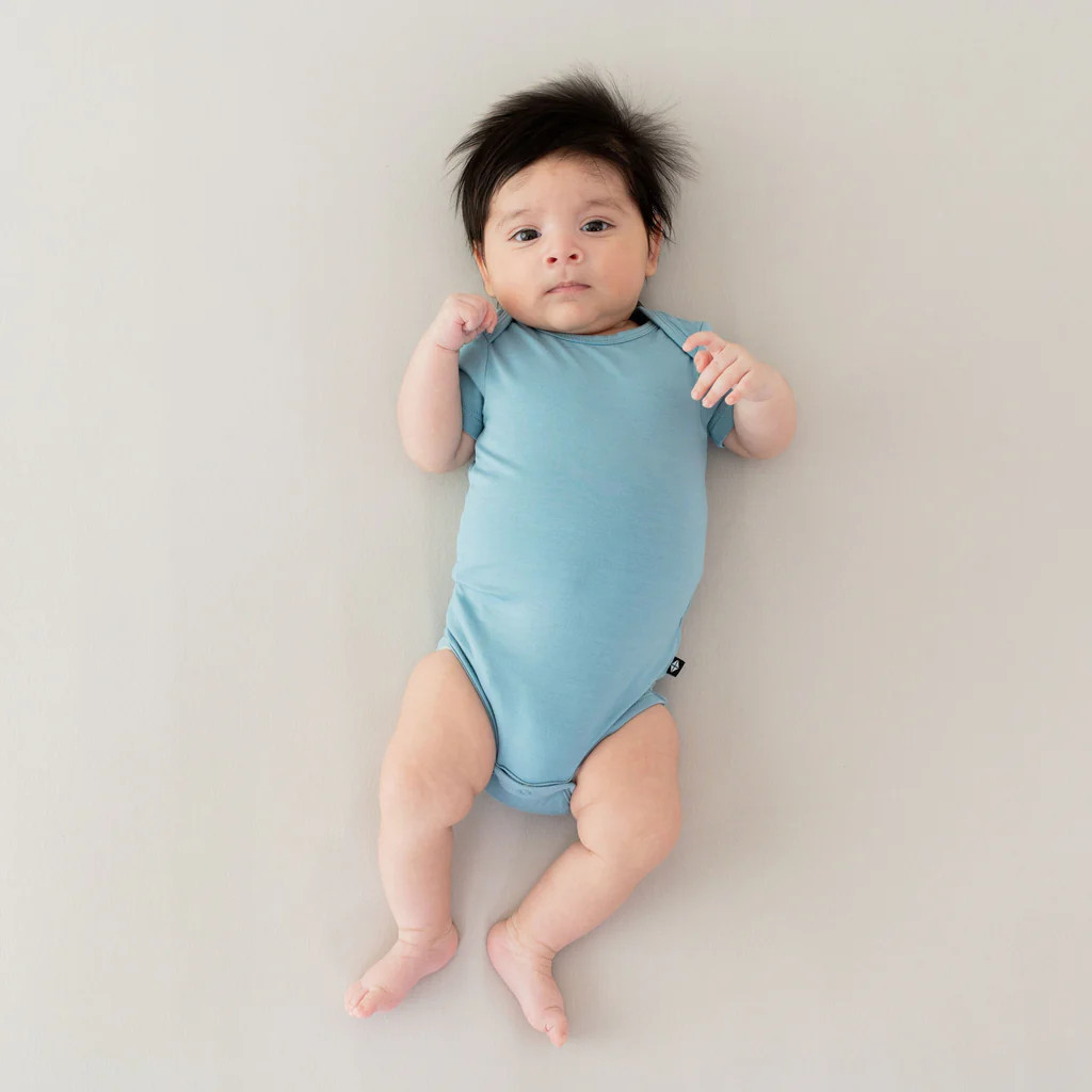 Bodysuit in Dusty Blue | Kyte Baby