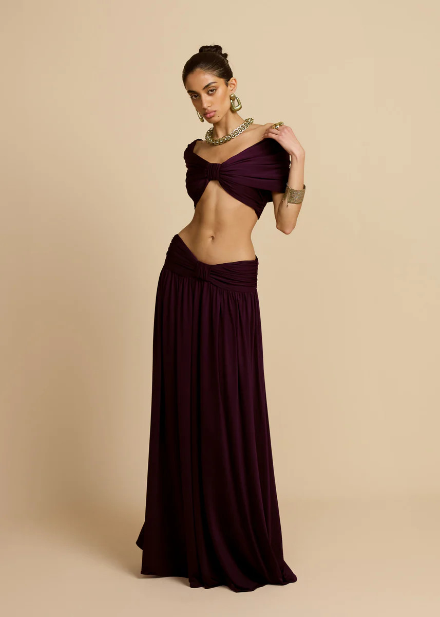 ALESSIA SKIRT PLUM | ARCINA ORI