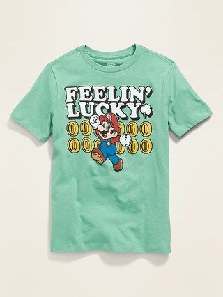 Super Mario&#153 "Feelin' Lucky" Tee for Boys | Old Navy (US)