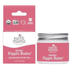 Organic Nipple Butter™ Breastfeeding Cream by Earth Mama | Lanolin-free, Postpartum Essentials ... | Amazon (US)